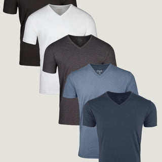 Best Seller's V-Neck 5-Pack Ghost Mannequin | Fresh Clean Threads