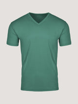 Pine Green V-Neck | Fresh Clean Threads