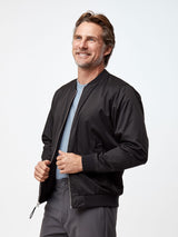 Ariel is 6'1, 175lbs and wears a size M # Men's Black Bomber Jacket Reversible Medium | versatile enough for everything.