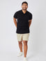 Men's Black Performance Polo | Designed to move, made to fit just right