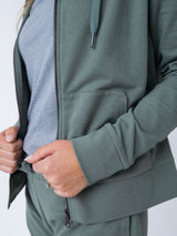 designed for maximum coziness # Women's Terry Zip-Up | Fresh Clean Threads