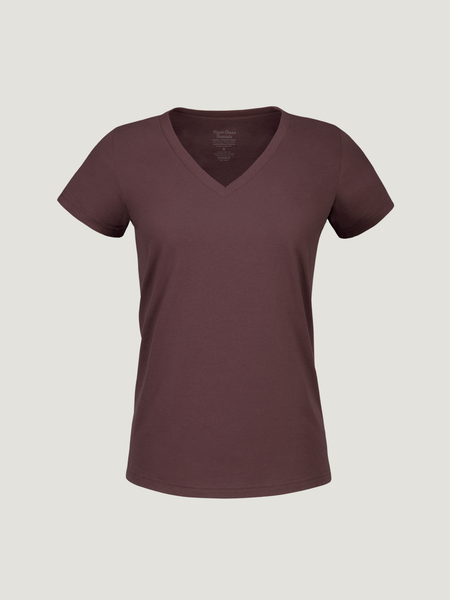 Women's V-Neck Tees: Short Sleeve and Long Sleeve V-Necks