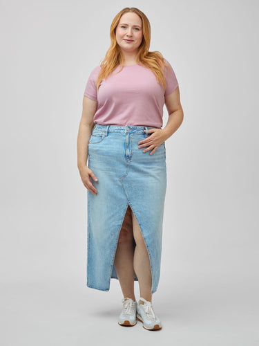 Your Perfect base layer # Everyday Essential Tees for Women | Chalk Pink