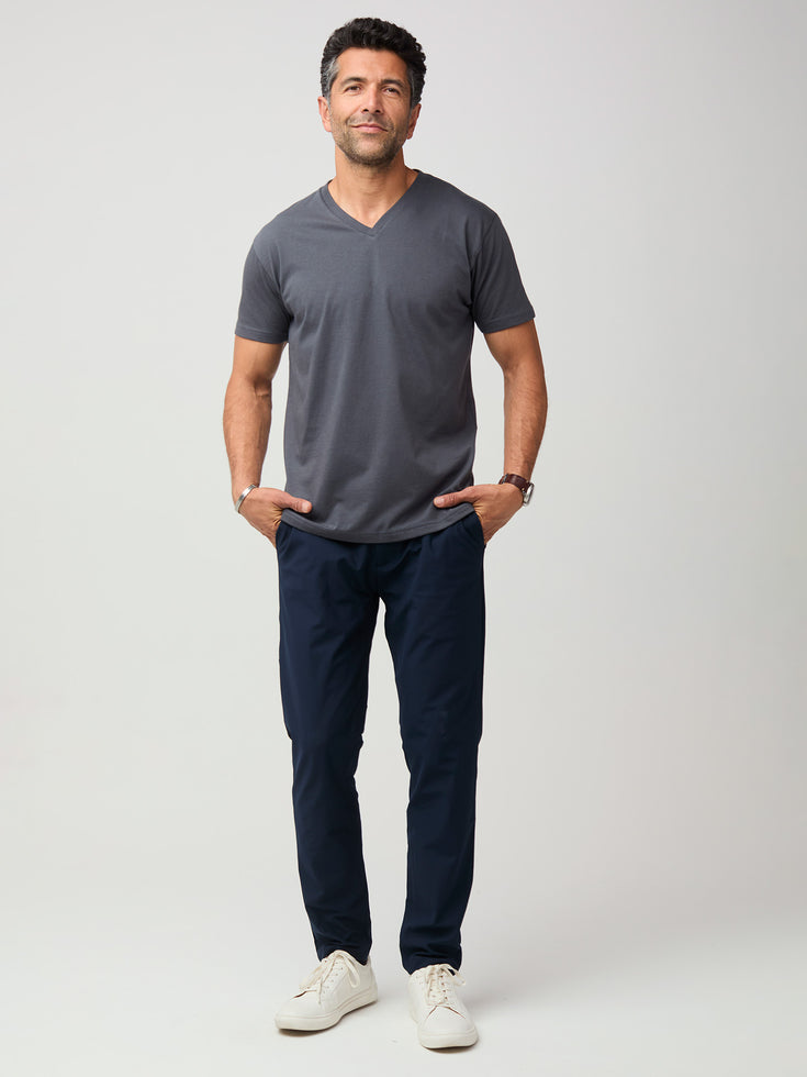 Concrete V-Neck | Short Sleeve Men's V-Neck Tee