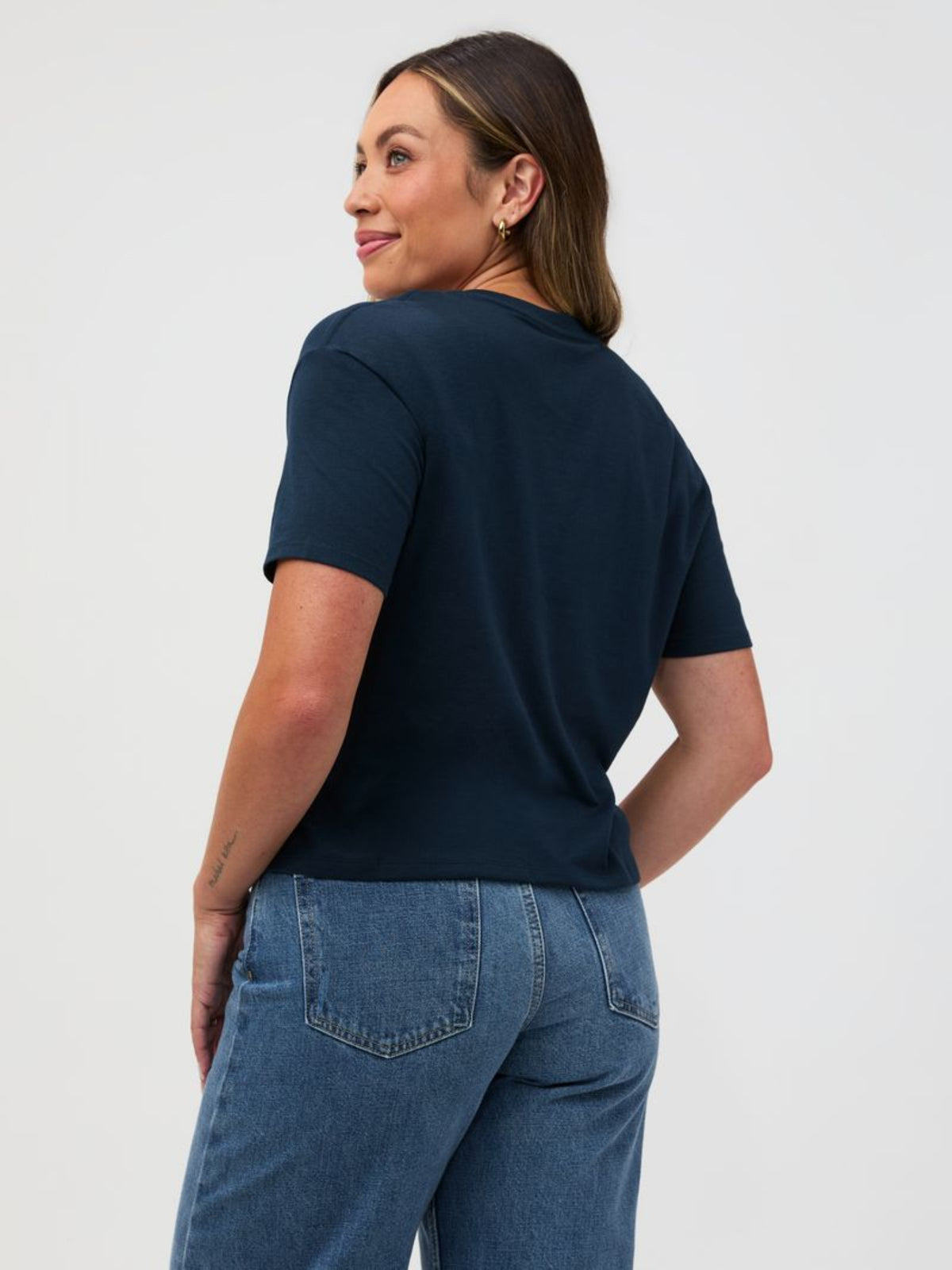 Dark Navy Boxy Tee – Fresh Clean Threads