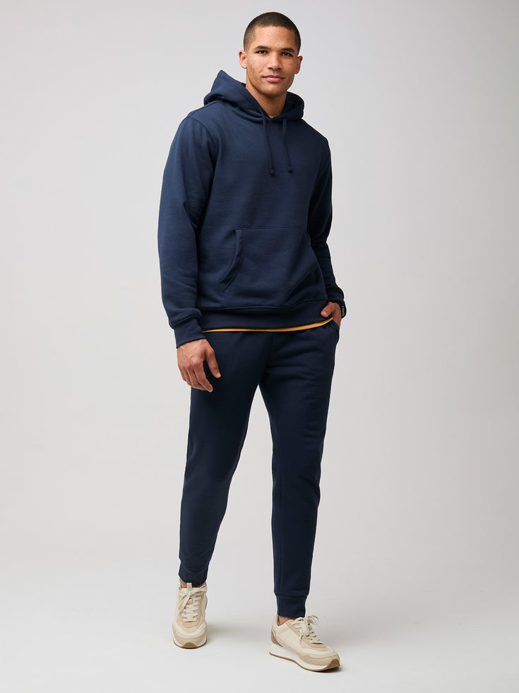 Navy pullover hoodie deals