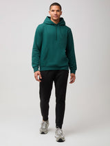Layer over your favorite tee # Pullover Hoodie in Dark Emerald | Fresh Clean Threads