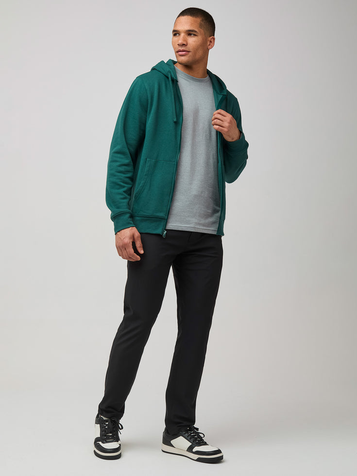 Emerald green zip up hoodie sale