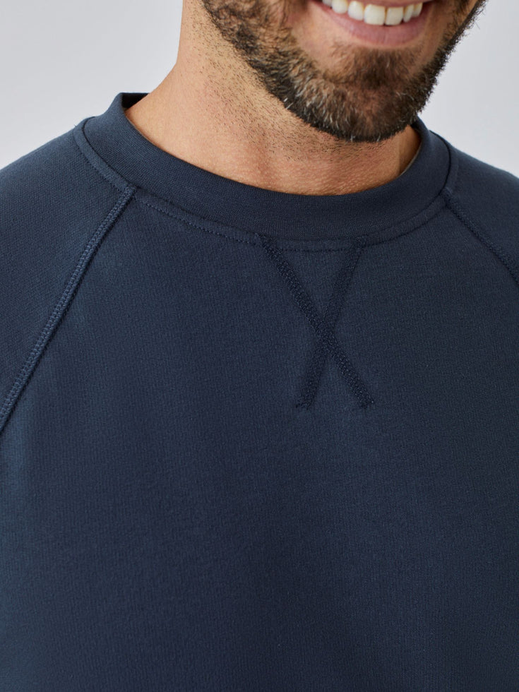 Men's Lightweight Sweater | Odyssey Blue Cali Pullover | Fresh Clean Threads