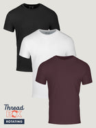 December Foundation Crewneck Tee 3-Pack | Shop Subscription Tee Packs at Fresh Clean Threads