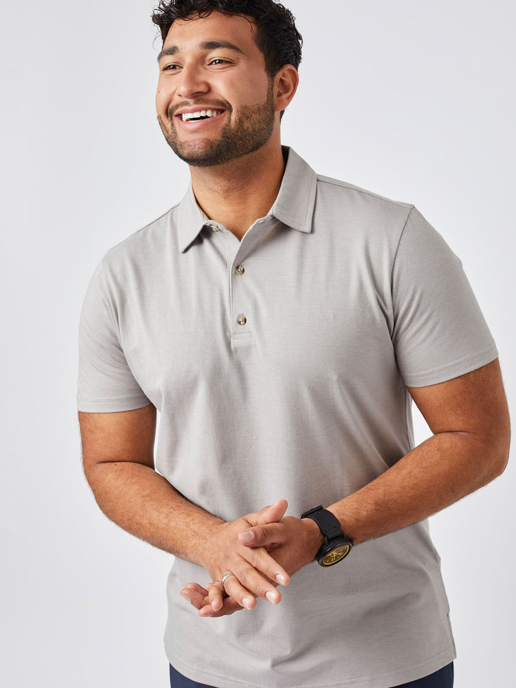 Vintage Grey Torrey Polo | Summer Foundation Polo 5-Pack | Fresh Clean Threads