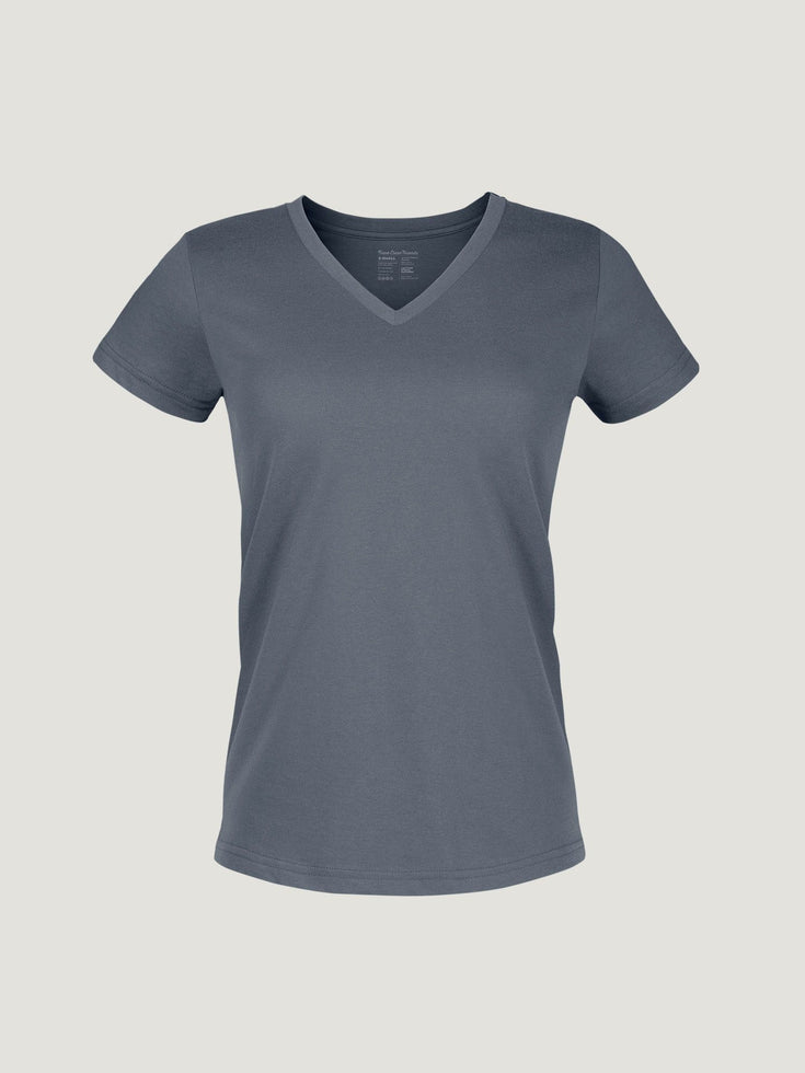 Women's Slate V-Neck Tee | Fresh Clean Threads