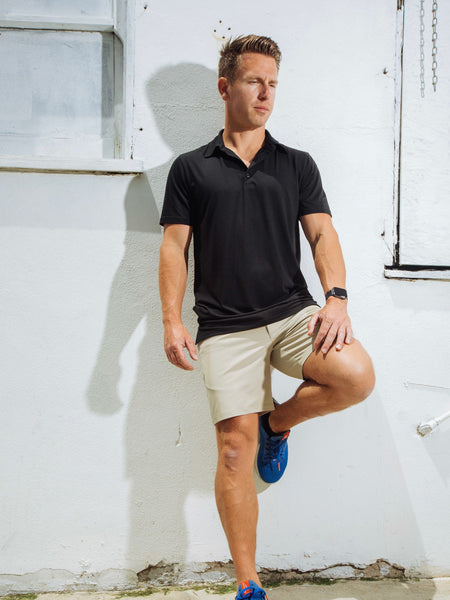 Brad is 5'9", 170LBS and wears a size 30 # Everyday Short Basic 2-Pack | Fresh Clean Threads