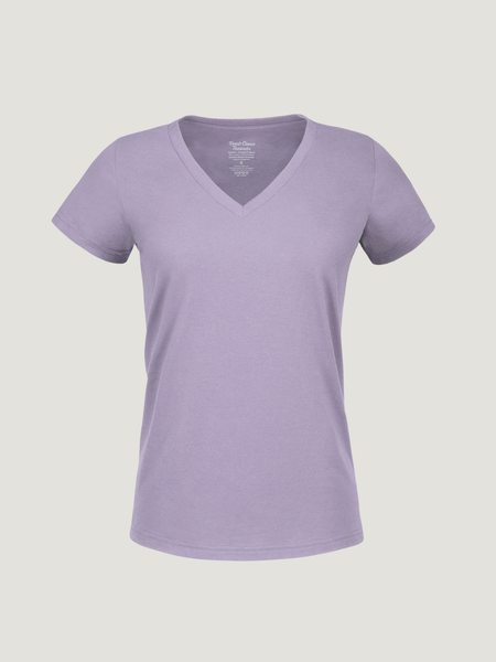 Women's T-Shirt | Vintage Purple V-Neck | Fresh Clean Threads