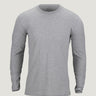 Heather Grey Long Sleeve Tee | Fresh Clean Threads