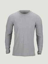 Heather Grey Long Sleeve Tee | Fresh Clean Threads