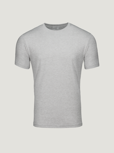 Heather Grey Performance Crew | Fresh Clean Threads Heather Grey Performance Crew | Fresh Clean Threads