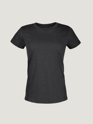Women's Black Crew Neck (1st Gen.) Tee | Fresh Clean Threads
