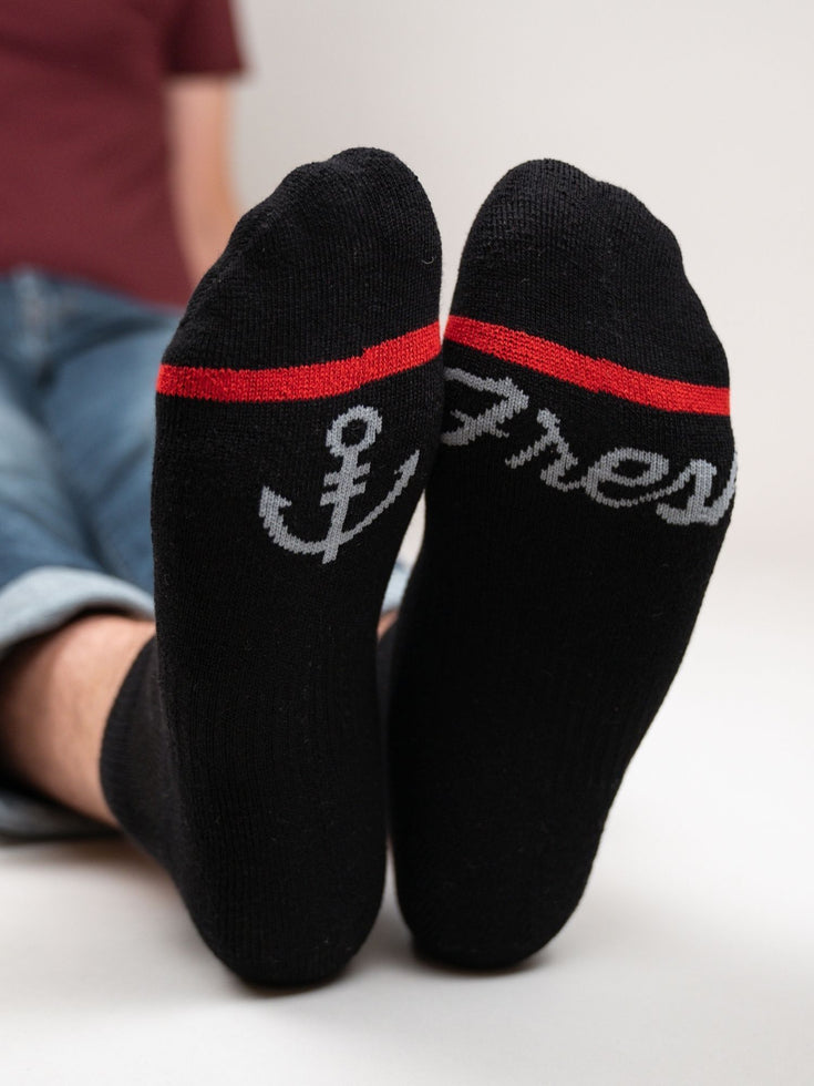 All Black 12-Pack Ankle Socks