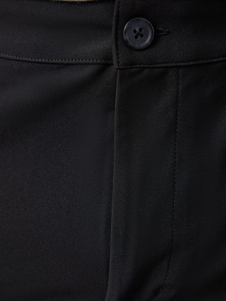 Black Stretch Tech Pant Button Front | Fresh Clean Threads