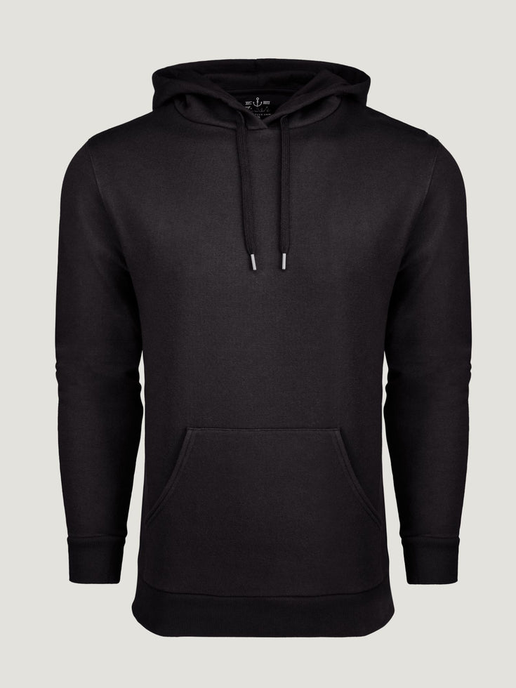 Men's Black Pullover Hoodie Fresh Clean Threads