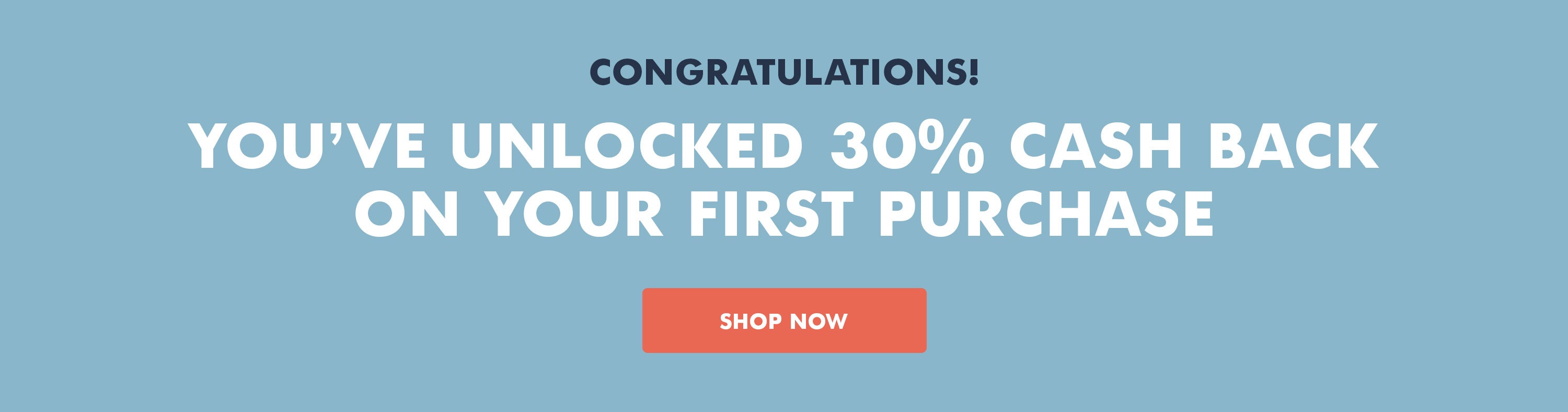 You've Unlocked 30% Cashback at Fresh Clean Threads