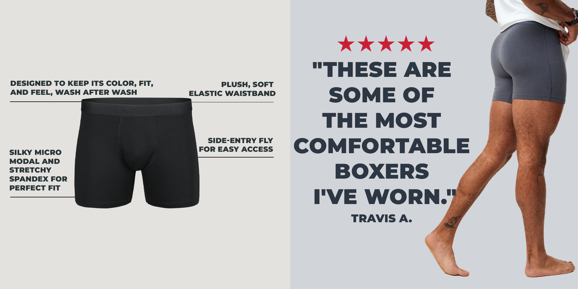 These are some of the most comfortable boxers I've worn. | Fresh Clean Threads