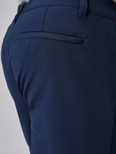 Navy Stretch Tech Pant with back pockets | Fresh Clean Threads