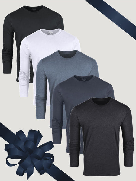 Best Sellers Long Sleeve Crew 5-Pack