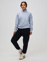 unmatched comfort in the half zip # Unmatched Comfort in the Women's Half Zip | Fresh Clean Threads