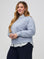 Vanessa is 5'10" and wears a size 2X # Icicle Women's Crew Sweatshirt | New Style at FCT