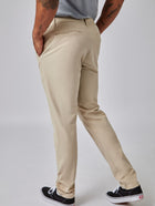 Joe is 6', 180LBS and wears a size 32x30 # Stretch Tech Pant | Khaki Stretch Tech Pant | Fresh Clean Threads