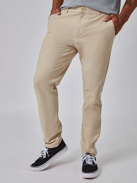 Khaki Stretch Tech Pant Fresh Clean Threads - Main Image