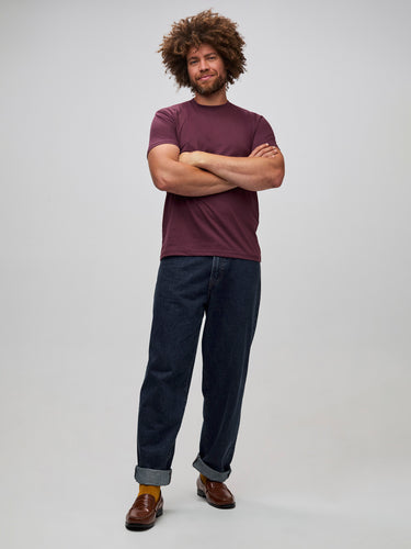 limited time color drop # Merlot Comfort Tee | Made with Stratusoft Fabric