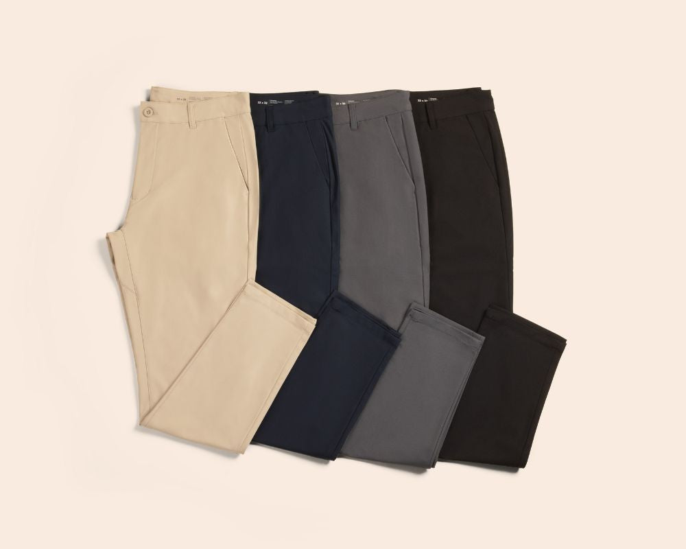Stretch Tech Pant Monochrome 2-Pack | Fresh Clean Threads