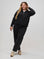 Vanessa is 5'10" and wears a size 2X # New Style: Women's Half Zip Sweatshirts at Fresh Clean Threads