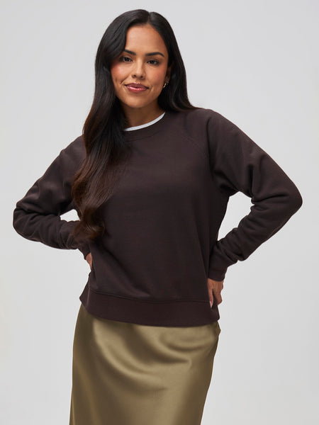 Women's Espresso Crew Sweatshirt