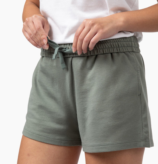 
					
						Comfortable Women's Shorts in Mercury Green | Fresh Clean Threads
					
					