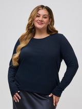 Polished look with zero effort # Proportions designed to flatter | Women's Long Sleeve Crew Shirts