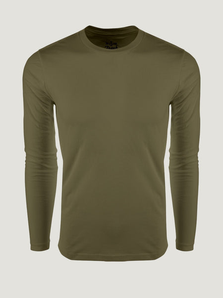 Military Long Sleeve Crew Neck