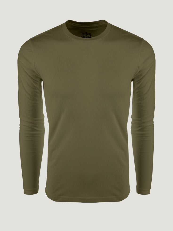 Military Long Sleeve Crew Neck