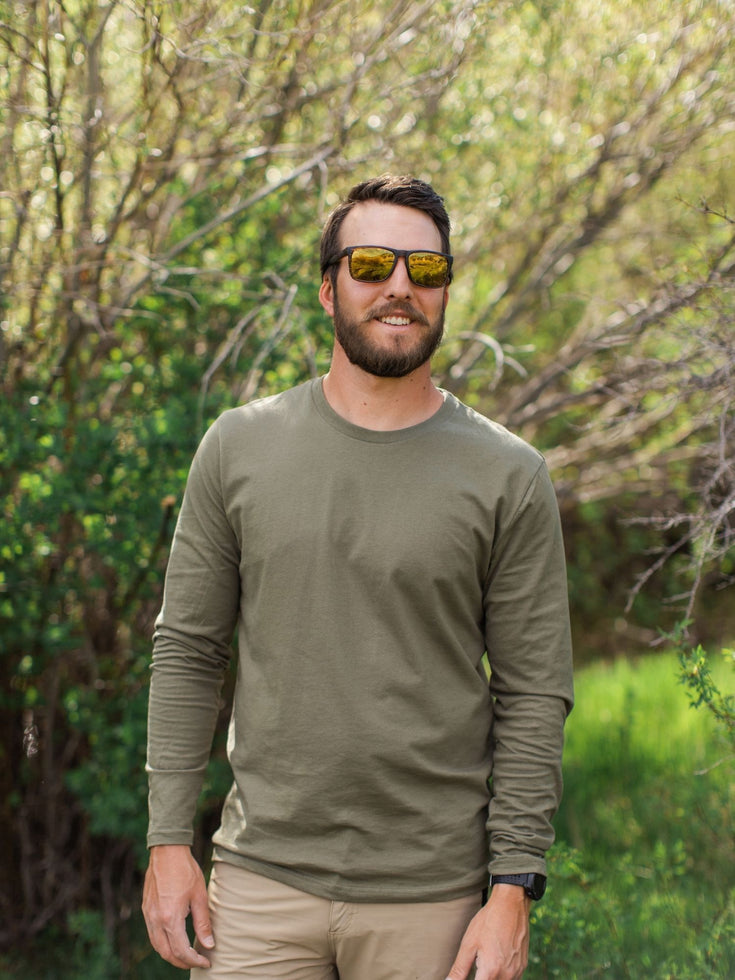 Military Long Sleeve Crew Neck