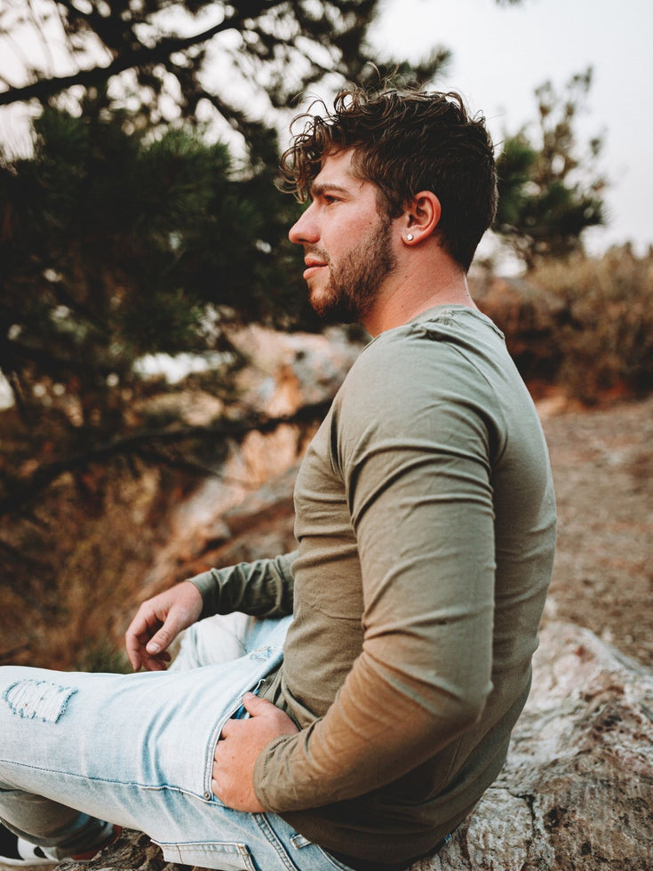 Military Long Sleeve Crew Neck