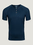 Navy Slim Fit Henley