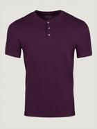 Amethyst Short Sleeve Henley