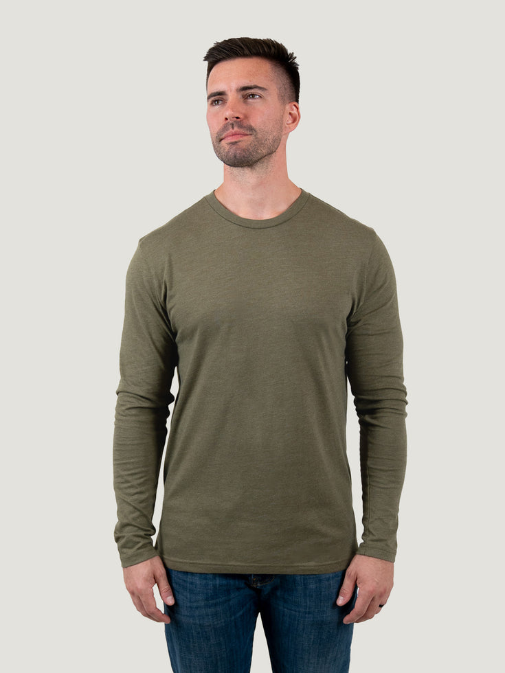 Military Long Sleeve Crew Neck