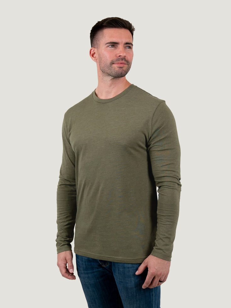 Military Long Sleeve Crew Neck