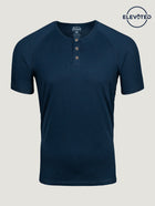 Navy Slim Fit Henley